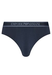 Emporio Armani Underwear Komplet 3 par slipów EM000258 AF10779 MB254 Granatowy. Kolor: niebieski. Materiał: bawełna #5