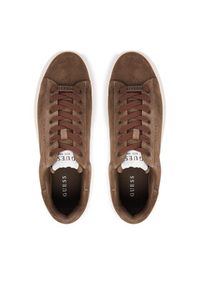 Guess Sneakersy FMFLBA SUE12 Brązowy. Kolor: brązowy. Materiał: zamsz, skóra #6