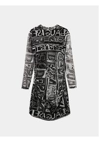 Desigual Sukienka codzienna 23SWVK23 Szary Slim Fit. Okazja: na co dzień. Kolor: szary. Materiał: syntetyk. Typ sukienki: proste. Styl: casual