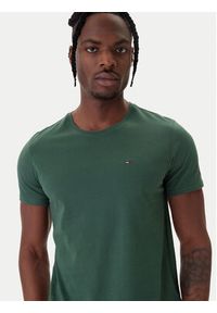 Tommy Jeans T-Shirt DM0DM04411 Zielony Slim Fit. Kolor: zielony. Materiał: bawełna #3