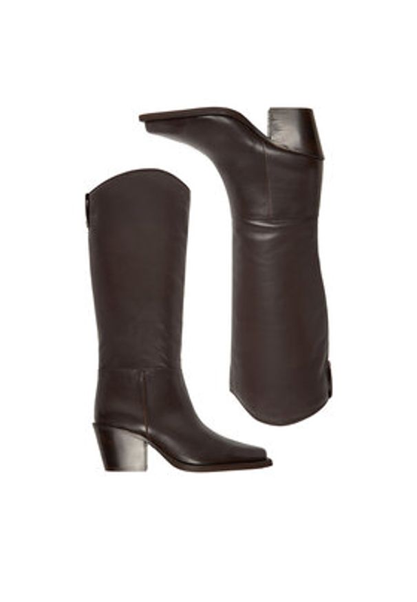 G-Star RAW - G-Star Raw Kozaki EO-HASRET-25FW38 Brązowy. Kolor: brązowy. Materiał: skóra