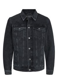 Jack & Jones - Jack&Jones Kurtka jeansowa Jean 12223613 Czarny Regular Fit. Kolor: czarny. Materiał: bawełna #4