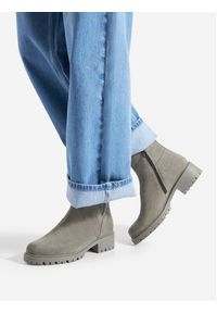 Lasocki Botki WI16-D-466-02 Szary. Kolor: szary. Materiał: zamsz, skóra #2