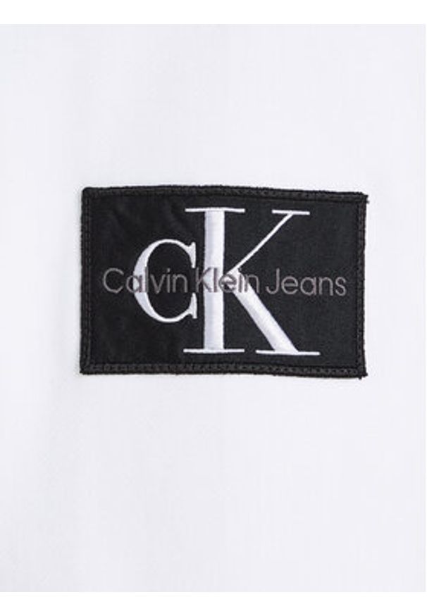 Calvin Klein Jeans Bluza J30J323430 Biały Regular Fit. Kolor: biały. Materiał: bawełna