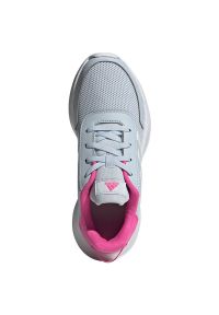 Adidas - Buty adidas Tensaur Run K Jr FY7288 szare. Okazja: na co dzień. Zapięcie: sznurówki. Kolor: szary. Materiał: syntetyk, materiał, guma. Szerokość cholewki: normalna. Model: Adidas Cloudfoam. Sport: bieganie #2