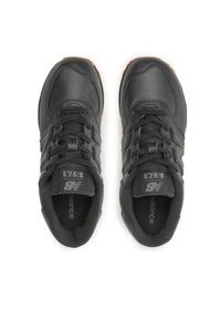New Balance Sneakersy GC574NBB Czarny. Kolor: czarny. Materiał: skóra. Model: New Balance 574 #5