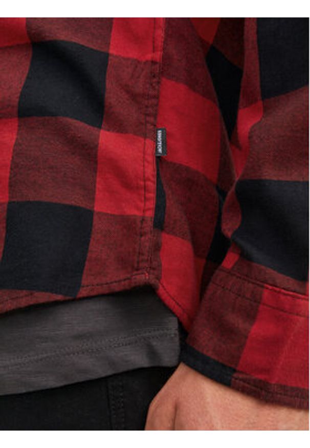 Jack & Jones Koszula Gingham 12181602 Czerwony Slim Fit. Kolor: czerwony. Materiał: bawełna