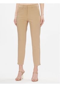 Marella Spodnie materiałowe Macario 2413131031200 Brązowy Regular Fit. Kolor: brązowy. Materiał: bawełna, syntetyk #1
