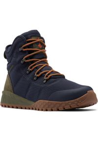 columbia - Buty Sneakersy Męskie Columbia Fairbanks Waterproof. Kolor: niebieski. Technologia: Omni-Heat (Columbia). Sezon: zima