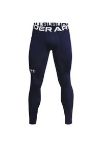 Legginsy Under Armour Coldgear®. Kolor: niebieski, biały, wielokolorowy. Sport: fitness #1