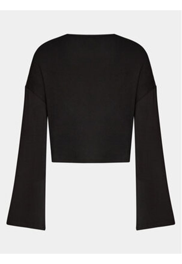 Gina Tricot Bluzka 22672 Czarny Regular Fit. Kolor: czarny. Materiał: wiskoza