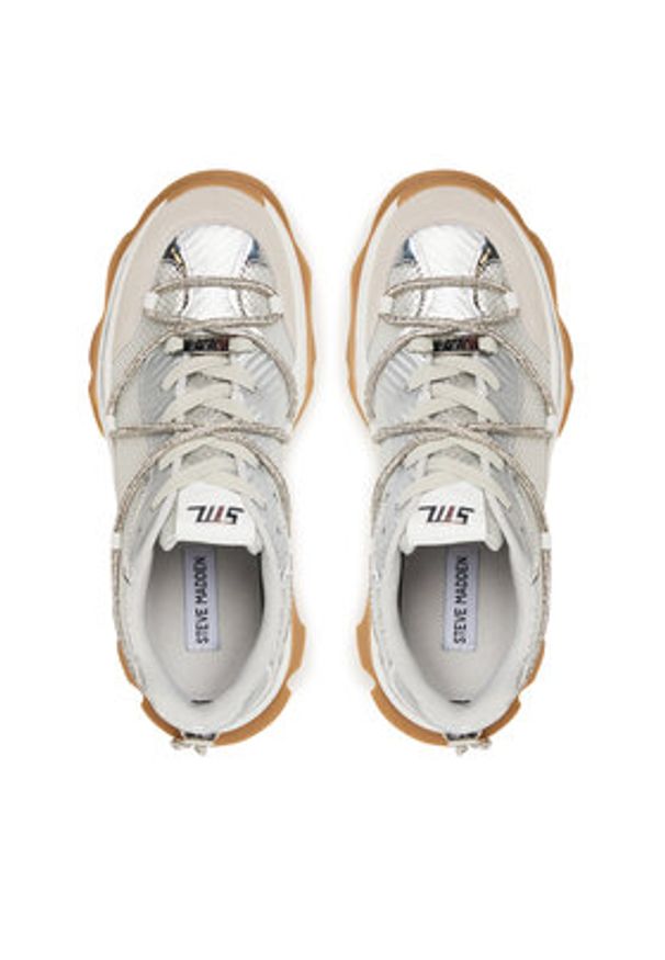 Steve Madden Sneakersy Z Nation SM11004807 Srebrny. Kolor: srebrny. Materiał: materiał