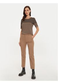 Sisley Spodnie materiałowe 45G2LE02X Brązowy Slim Fit. Kolor: brązowy. Materiał: bawełna #4