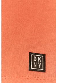 DKNY - Dkny - T-shirt piżamowy YI2422472. Kolor: pomarańczowy. Materiał: dzianina #2