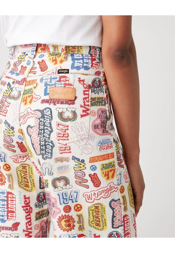 Wrangler - SPODNIE DAMSKIE WRANGLER WIDE BARREL COWGIRL HEAVEN W23DE429A 112127906