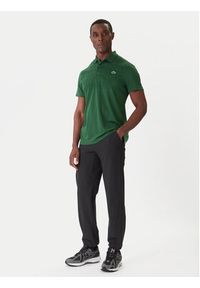 Lacoste Polo DH4777 Zielony Regular Fit. Typ kołnierza: polo. Kolor: zielony. Materiał: syntetyk #3