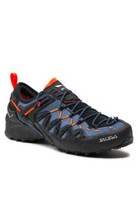 Salewa Trekkingi Ms Wildfire Edge Gtx GORE-TEX 61375-8669 Granatowy. Kolor: niebieski. Materiał: zamsz, skóra. Technologia: Gore-Tex. Sport: turystyka piesza #7