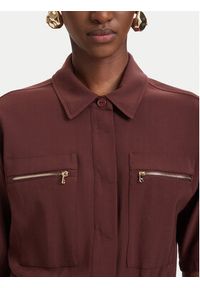 Patrizia Pepe Kombinezon 2T0099/A573-B887 Brązowy ciemny Regular Fit. Kolor: brązowy. Materiał: wiskoza #5