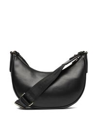 BOSS Torebka Sandy Halfmoon 50558133 Czarny. Kolor: czarny. Materiał: skórzane #5