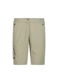 Damskie szorty bermudzkie CMP. Kolor: beżowy. Sport: turystyka piesza #1