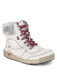 Mustang Trzewiki 1290-607 Biały. Kolor: biały. Materiał: materiał #6