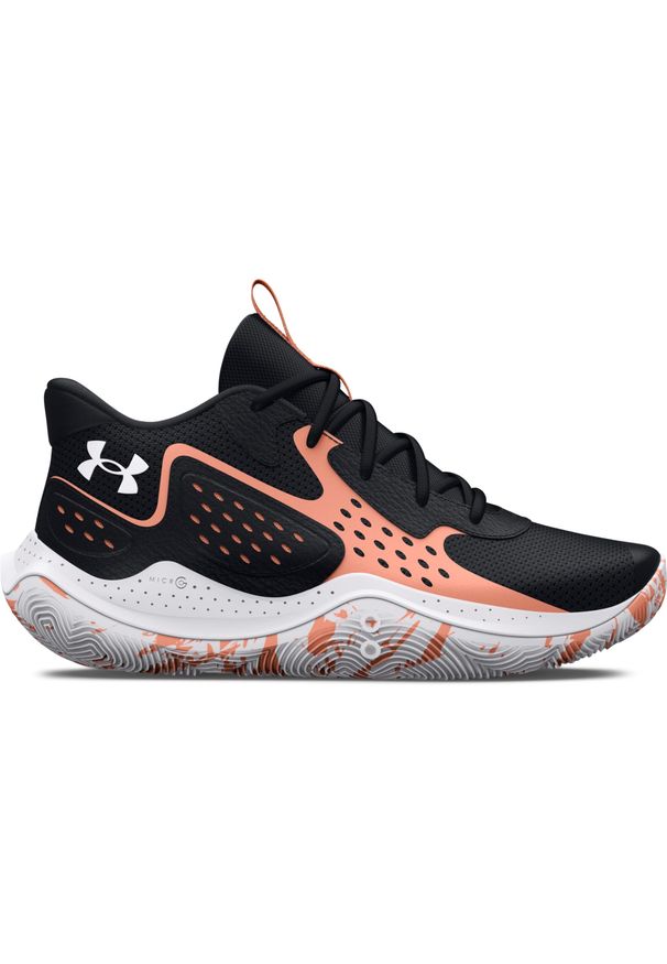 Buty do koszykówki Under Armour Jet '23. Kolor: czarny, wielokolorowy, biały. Sport: koszykówka