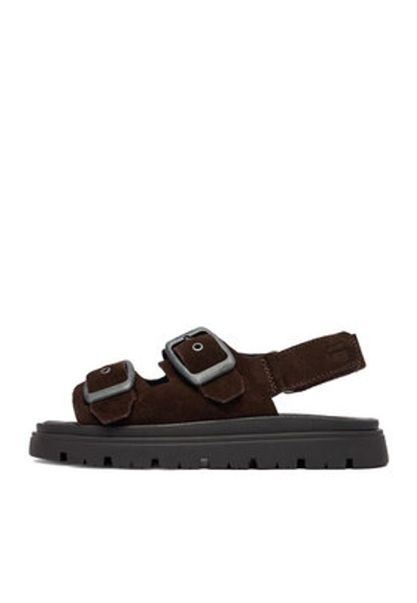 G-Star RAW - G-Star Raw Sandały CEO-WI16-MARS-01 Brązowy ciemny. Kolor: brązowy. Materiał: skóra, zamsz