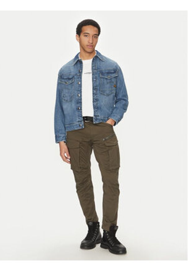 G-Star RAW - G-Star Raw Kurtka jeansowa Dakota D23593-D536 H152 Niebieski Regular Fit. Kolor: niebieski. Materiał: bawełna