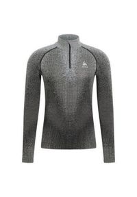 Koszulka termoaktywna z długim rękawem i półgolfem męska Odlo. Kolor: czarny. Długość rękawa: długi rękaw. Długość: długie. Sport: bieganie #1