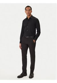 BOSS Koszula P-Roan 50556796 Czarny Slim Fit. Kolor: czarny. Materiał: syntetyk #5