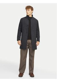 Jack & Jones Płaszcz wełniany Wilson 12259449 Czarny Regular Fit. Kolor: czarny. Materiał: syntetyk #6