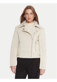 Guess Ramoneska W5BL35 W2820 Écru Regular Fit. Materiał: syntetyk #5