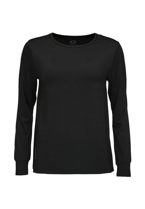 ZONE PERFECT - T-shirt damski LOAP Byrcela długi rękaw L czarny. Kolor: czarny. Materiał: materiał. Długość rękawa: długi rękaw. Długość: długie