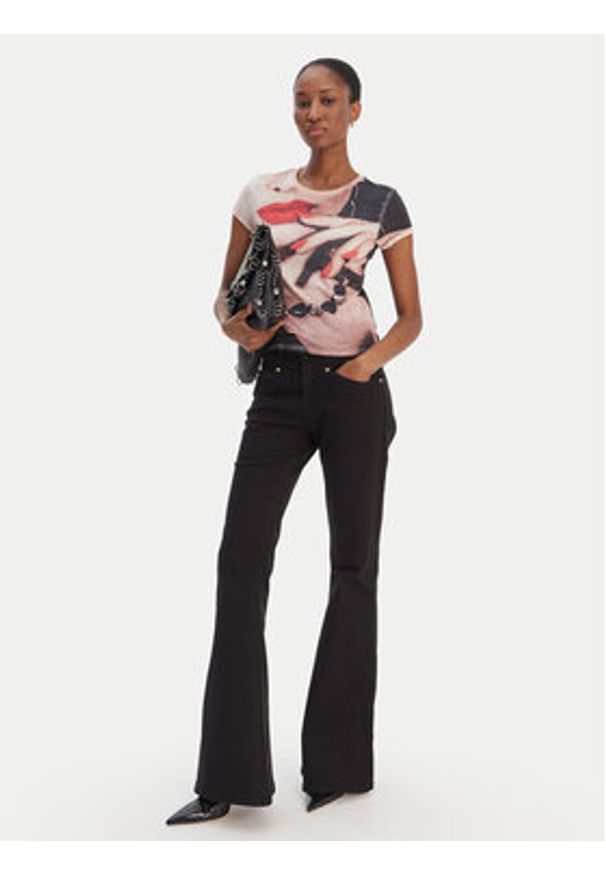 Guess T-Shirt W6RI49 KCCG0 Kolorowy Regular Fit. Materiał: bawełna. Wzór: kolorowy