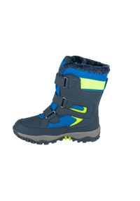 CMP - Buty turystyczne zimowe śniegowce chłopięce, Hexis Snow Boot. Kolor: niebieski. Sezon: zima. Styl: sportowy