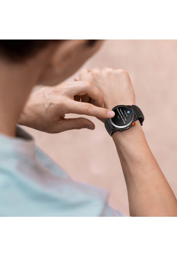 Slowmoose - Smartwatch Weofly Conquer czarny. Rodzaj zegarka: smartwatch. Kolor: czarny