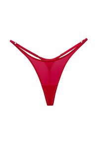 Intica - Stringi biodrówki z delikatnych materiałów niewidoczne pod ubraniem Viole. Kolor: czerwony. Materiał: materiał