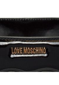 Love Moschino - LOVE MOSCHINO Torebka JC4213PP0HKH0000 Czarny. Kolor: czarny. Materiał: skórzane