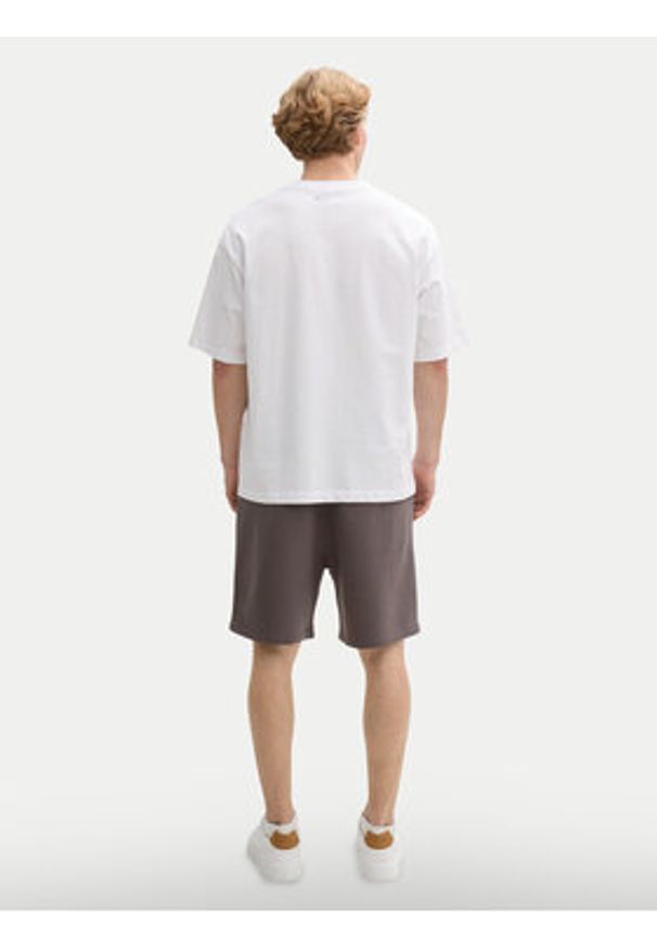 Tom Tailor Denim Szorty sportowe 1045584 Szary Regular Fit. Kolor: szary. Materiał: bawełna. Styl: sportowy