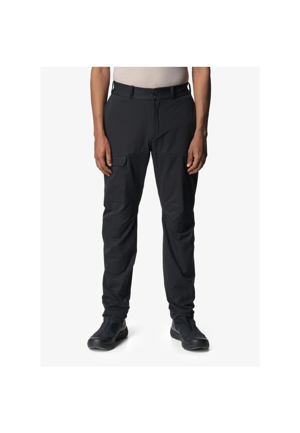 Spodnie turystyczne męskie Houdini Go Pants. Kolor: czarny. Sezon: lato. Sport: turystyka piesza