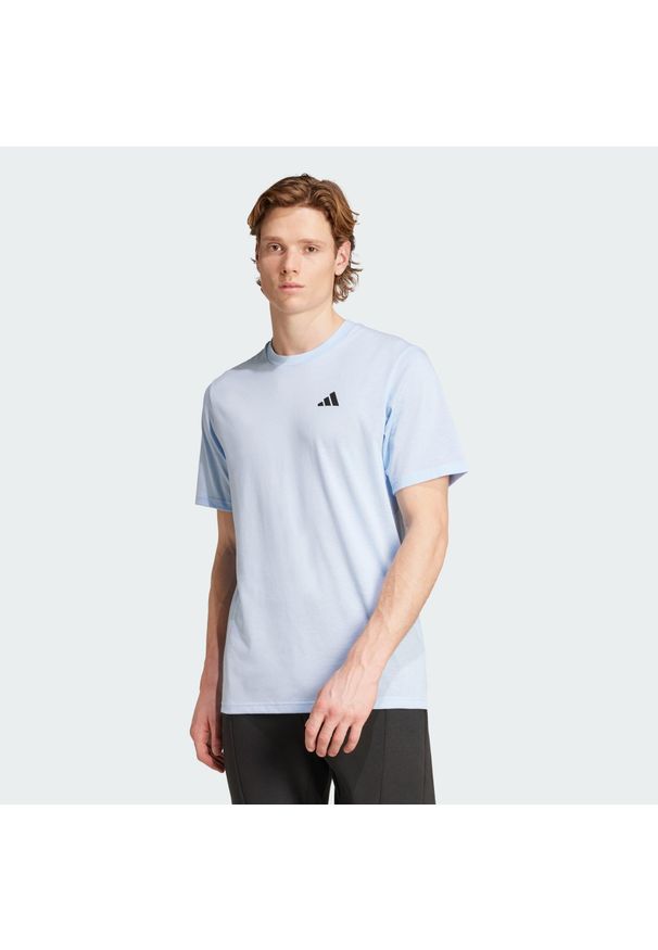 Adidas - Train Essentials Feelready Training Tee. Kolor: wielokolorowy, niebieski, czarny. Materiał: materiał