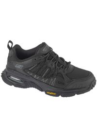 skechers - Buty sportowe Sneakersy męskie, Skech-Air Envoy. Kolor: czarny. Sport: turystyka piesza
