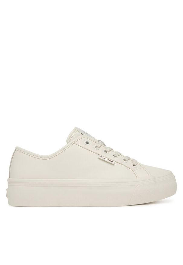 Sneakersy Calvin Klein. Kolor: biały
