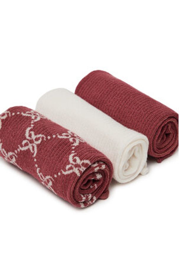 Nine West Skarpety długie BR_NW_01_Z_SS25 (3 PACK) Kolorowy. Materiał: wiskoza. Wzór: kolorowy