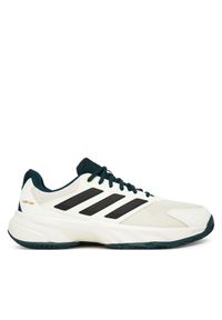 Adidas - adidas Buty do tenisa CourtJam Control 3 Clay JH5137 Biały. Kolor: biały. Materiał: materiał. Sport: tenis