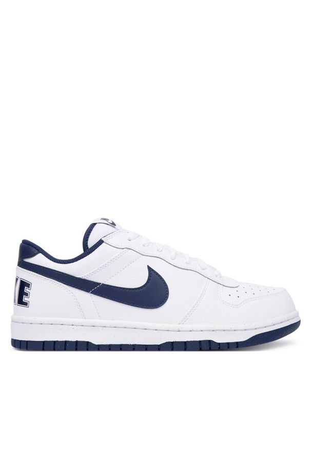 Nike Sneakersy Big Low 355152 Biały. Kolor: biały. Materiał: skóra