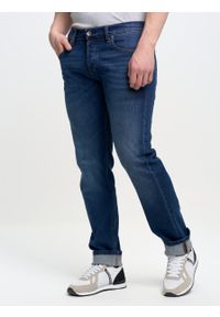 Big-Star - Spodnie jeans męskie klasyczne Ronald 315. Stan: obniżony. Kolor: niebieski. Styl: klasyczny #6