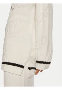 Liu Jo Sweter TF4173 MS55L C3447 Biały Regular Fit. Kolor: biały. Materiał: wełna, syntetyk #5