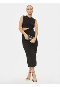 only - ONLY Sukienka koktajlowa New 15310082 Czarny Slim Fit. Kolor: czarny. Materiał: syntetyk. Styl: wizytowy