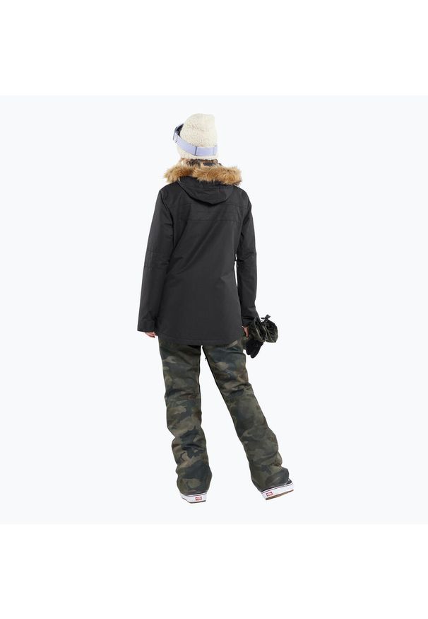 Kurtka snowboardowa damska Volcom Fawn Ins. Kolor: czarny. Sezon: zima. Sport: snowboard